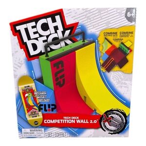 Tech Deck Competition Wall 2.0 Set  X Connect Skater Flip New In Hand